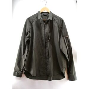 Windbreaker Jacket Men's Fall Spring ‎ Size Medium Dark Green